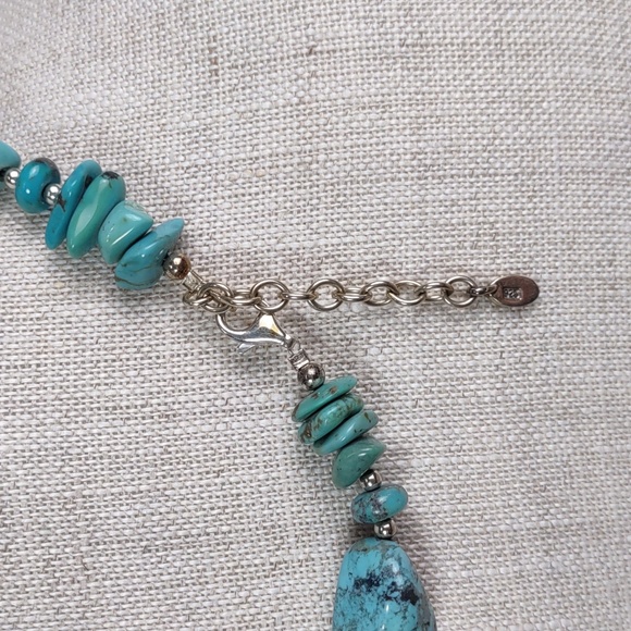 Barse Turquoise/Sterling Silver Necklace - Picture 5 of 11